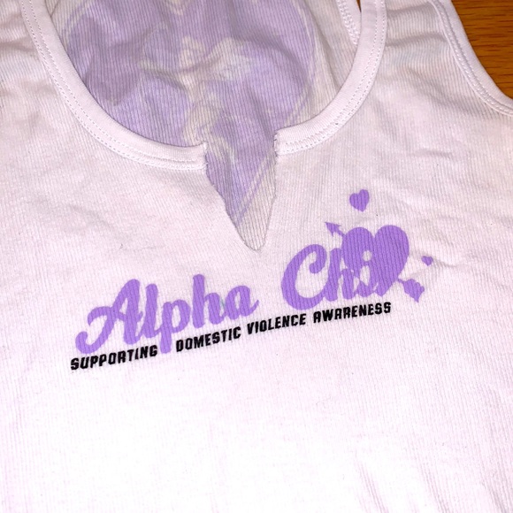 ALPHA CHI ~Size S Tank Top ~ - Picture 2 of 7